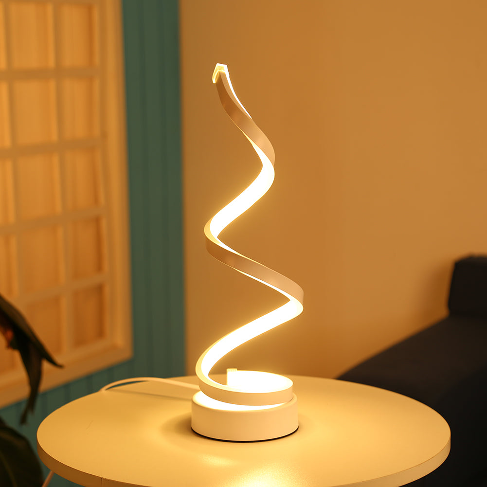 Luminaria Luz Espiral Led