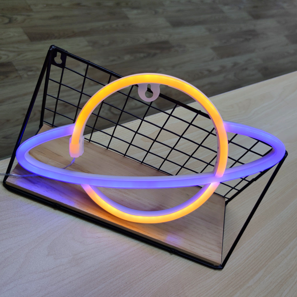 Planet Led Neon Luminaria de Parede