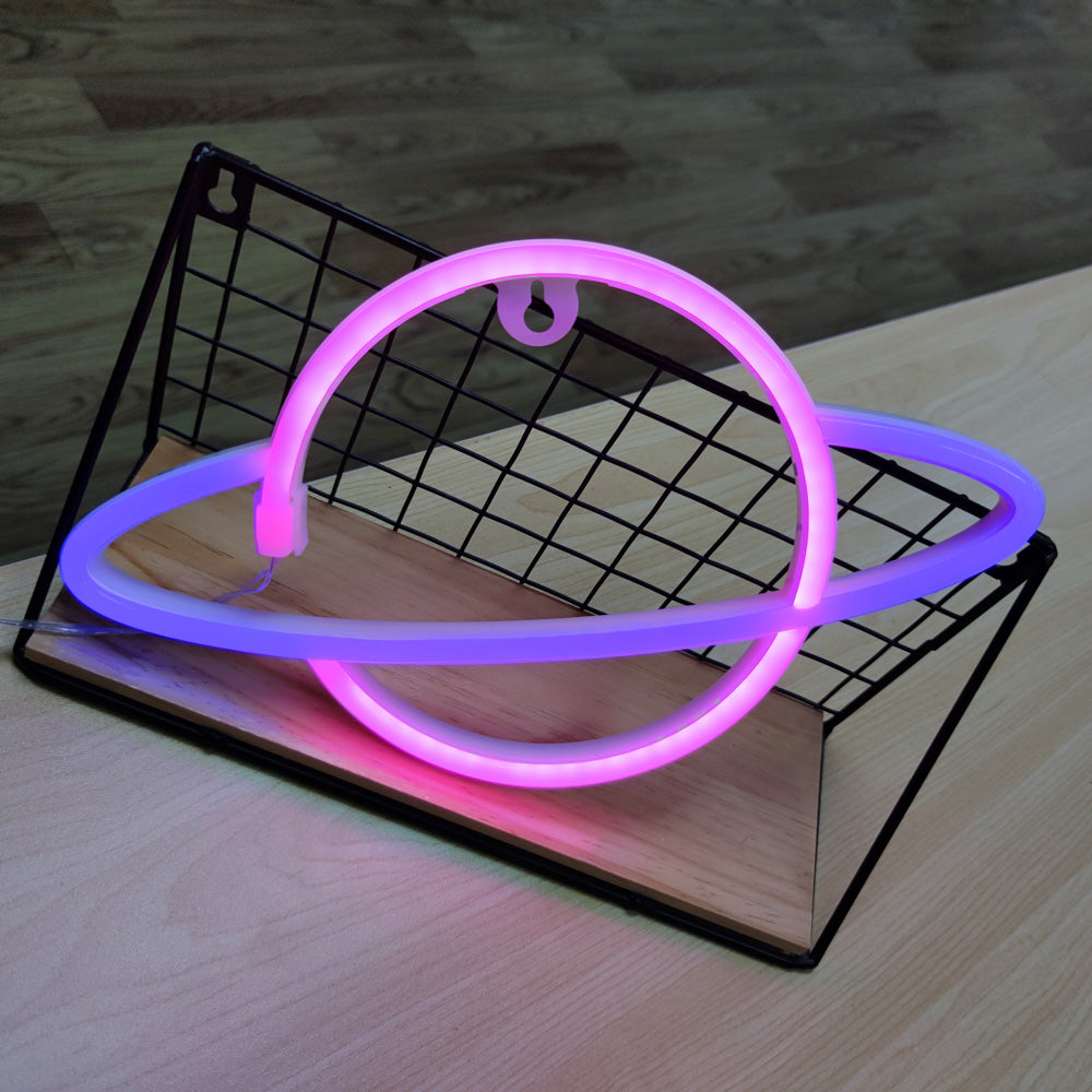 Planet Led Neon Luminaria de Parede